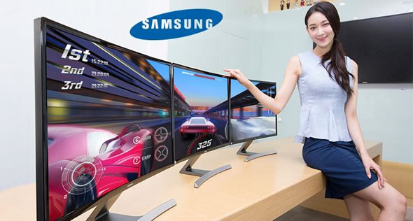 Monitores curvos gaming de Samsung