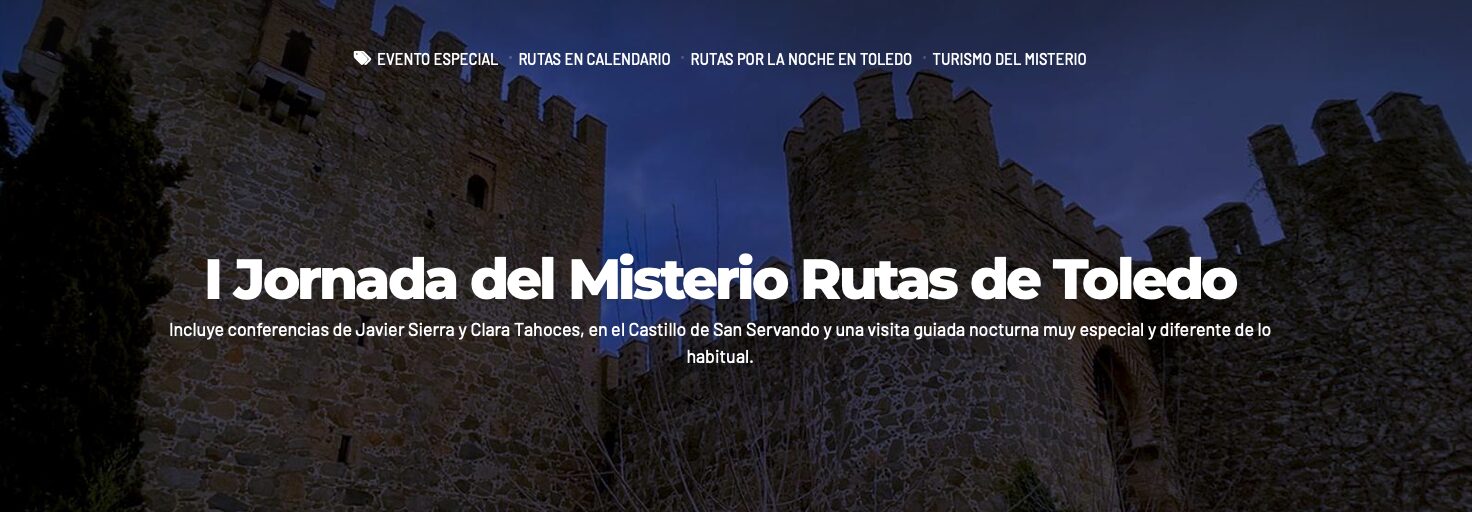 I Jornada del Misterio Rutas de Toledo